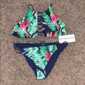Tinibikini Tropical Print Bikini set